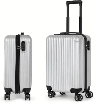 20-inch Hard Shell Carry-On Suitcase with Spinner Wheels Lightweight and Durable