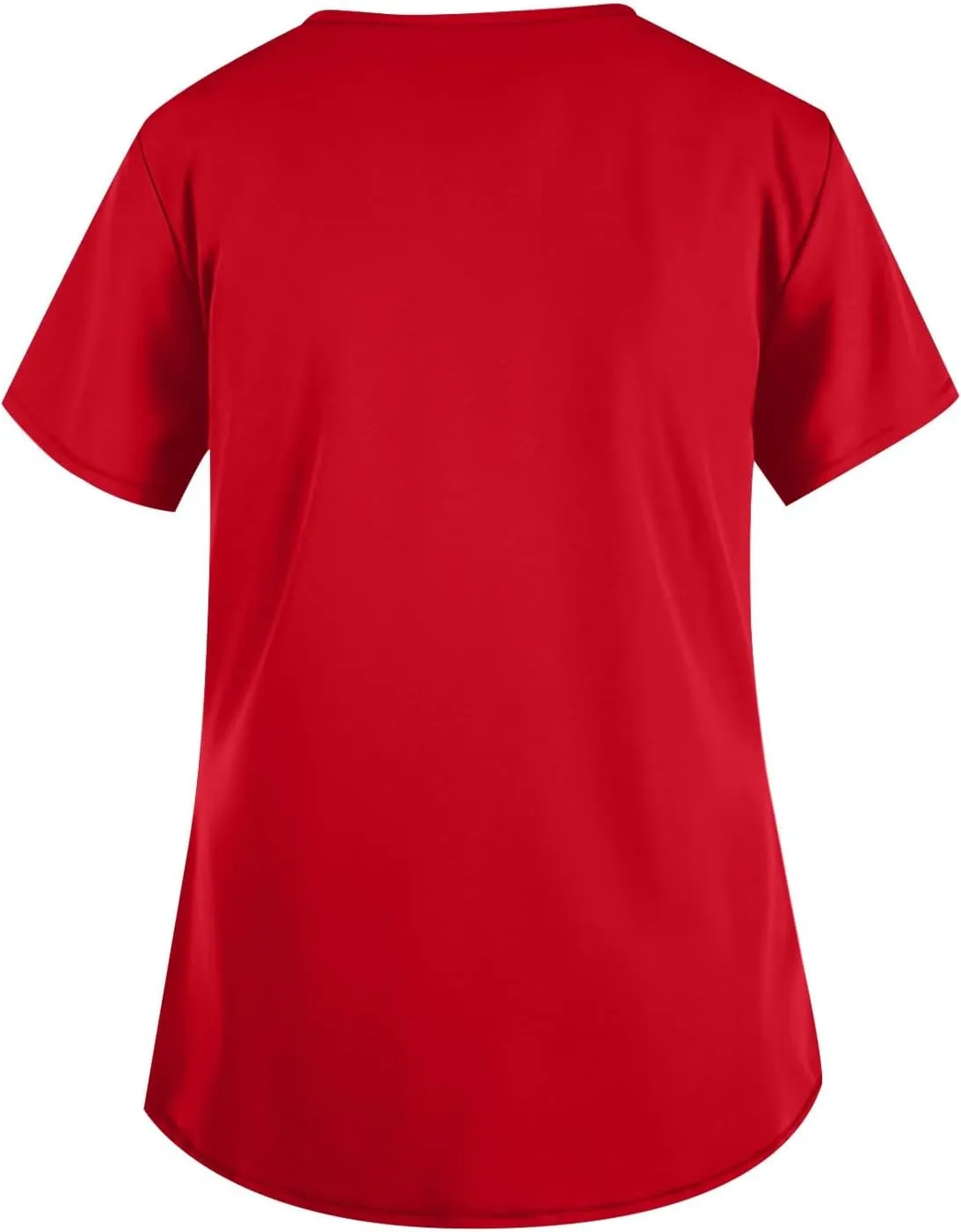 2025 Scrubs for Women Short Sleeve V Neck Casual Work Uniform Tops with Pockets Shirts Workwear Scrub Tops