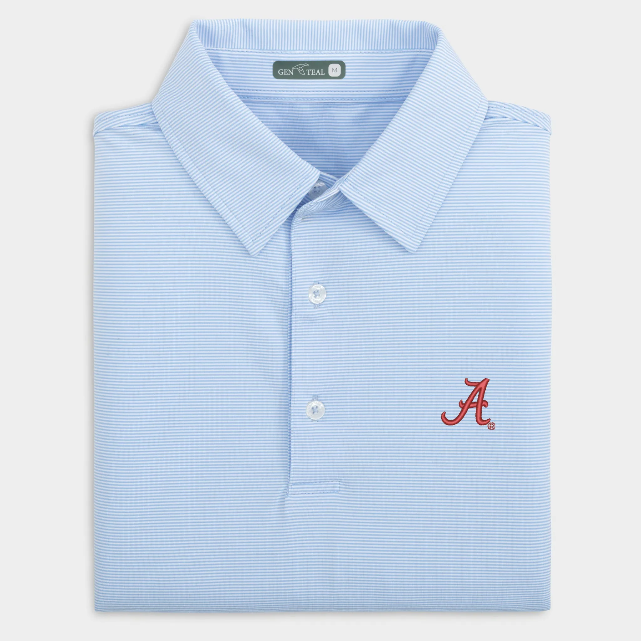 Alabama Pinstripe Performance Polo
