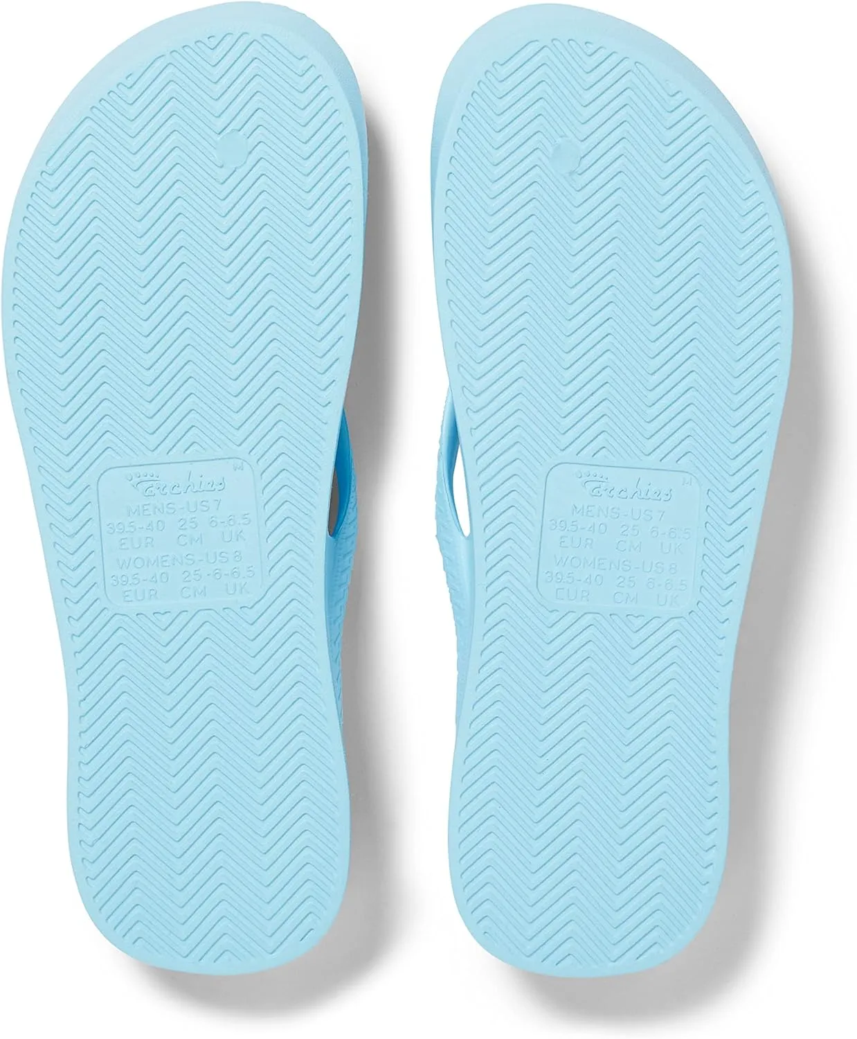 Archies Arch Support Flip Flops for Men & Women  Orthotic Sandals for Plantar Fasciitis Relief  Lightweight, Cushioning, Shock-Absorbing Thong Sandals for Walking, Foot Pain & All-Day Comfort