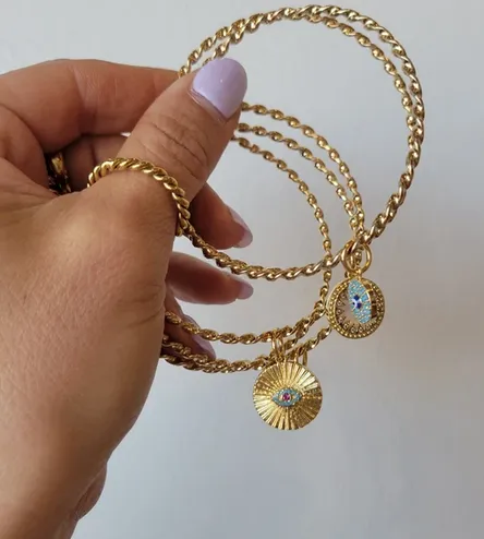 ATELIER SYP VINTAGE TWIST SANTORINI BANGLE
