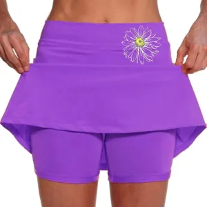 Athletic Skirts Women with Shorts with Pockets Tummy Control Tennis Skorts Workout Yoga Golf Running Summer Clothes