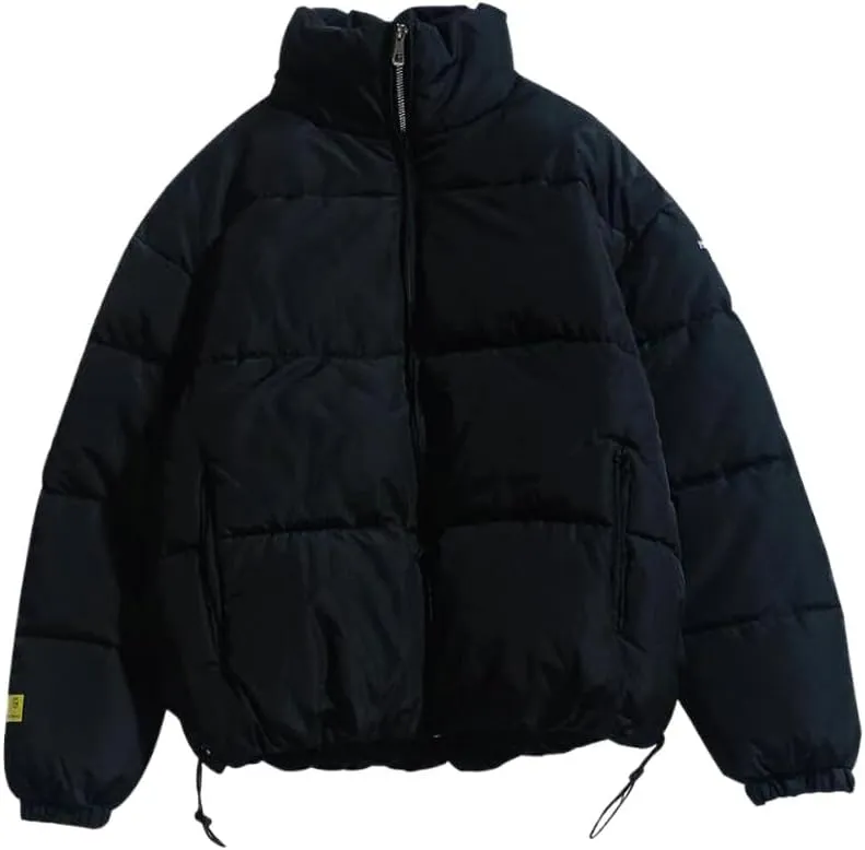 Autumn/Winter Men Warm Parkas Streetwear Cotton jackets Coats Slim Male Jackets Solid Windproof Padded Coat Mens tops