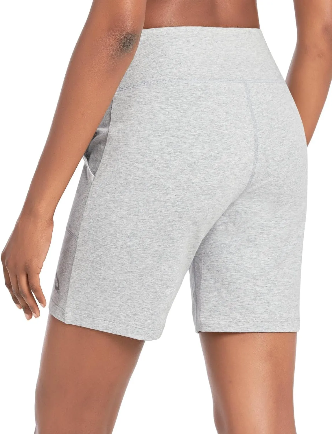 baleaf Bermuda Shorts for Women High Waisted 7'' Athletic Long Workout Running Shorts with 3 Pockets