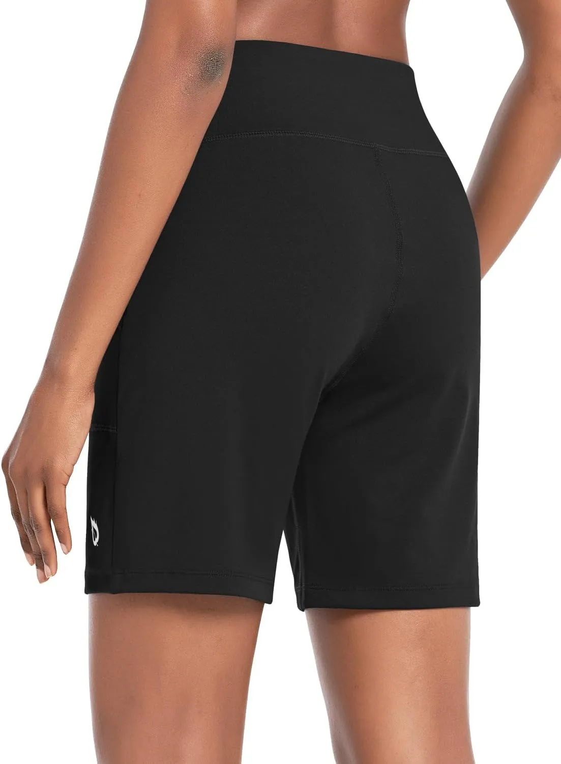 baleaf Bermuda Shorts for Women High Waisted 7'' Athletic Long Workout Running Shorts with 3 Pockets
