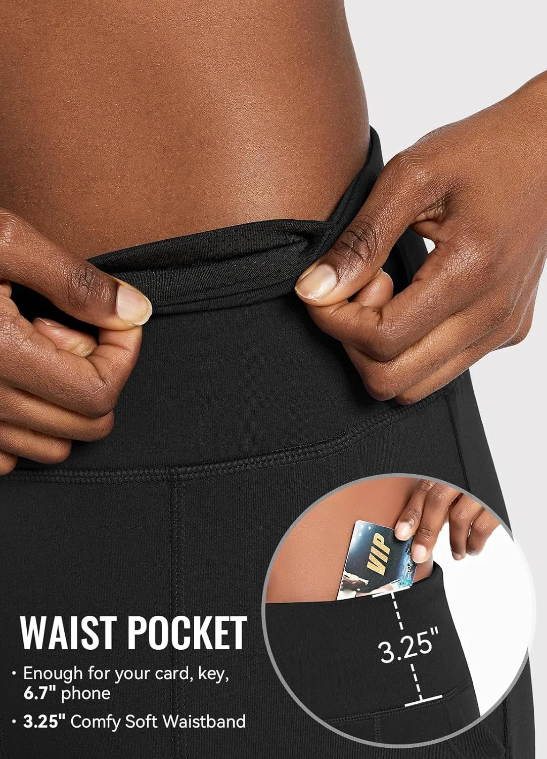 baleaf Bermuda Shorts for Women High Waisted 7'' Athletic Long Workout Running Shorts with 3 Pockets