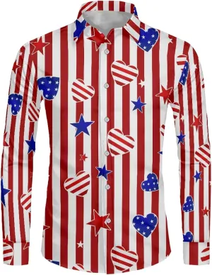 Biyejit Men's Muscle Fit Dress Shirts Wrinkle-Free Long Sleeve Casual Button Down Shirt Size XS-6XL