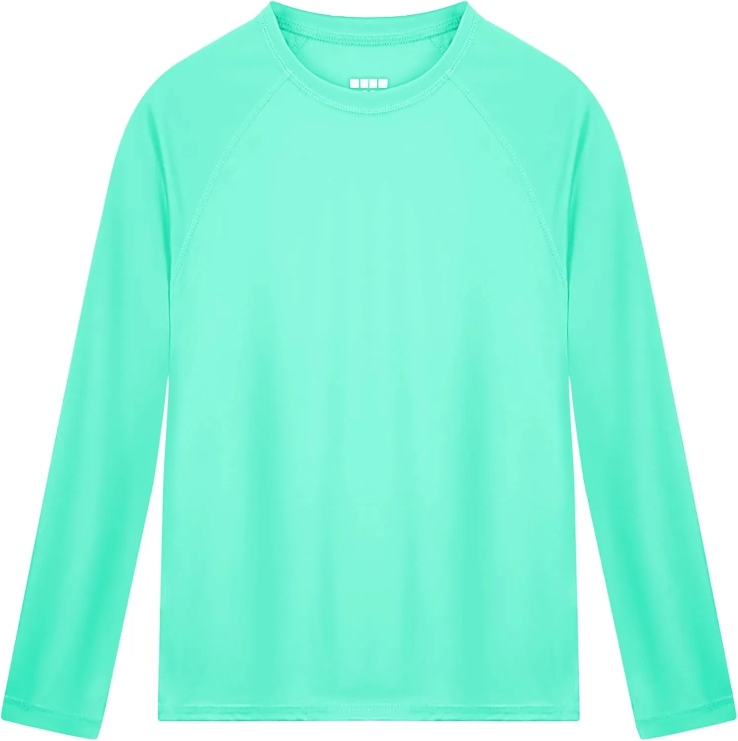 Boys Rash Guard Long Sleeve UPF 50  Kids Swim Shirts Youth Quick Dry Sun Water Shirt for Fishing