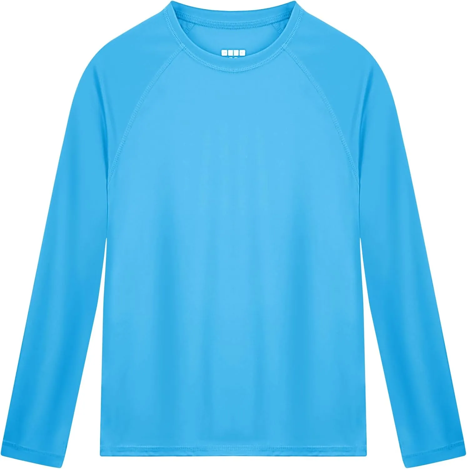 Boys Rash Guard Long Sleeve UPF 50  Kids Swim Shirts Youth Quick Dry Sun Water Shirt for Fishing