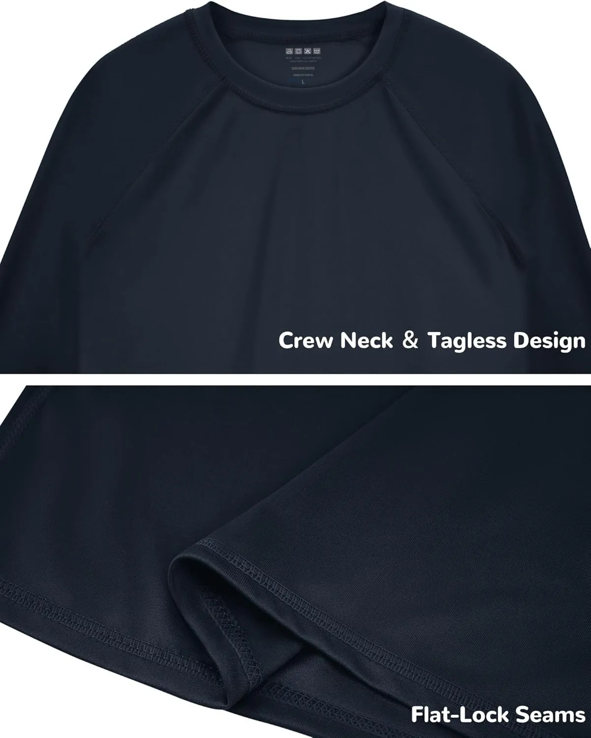 Boys Rash Guard Long Sleeve UPF 50  Kids Swim Shirts Youth Quick Dry Sun Water Shirt for Fishing