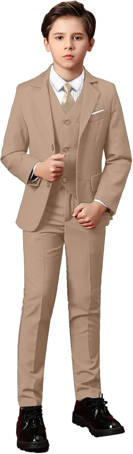 Boys Suits for Kids Formal Dress Suit Set Complete Outfit