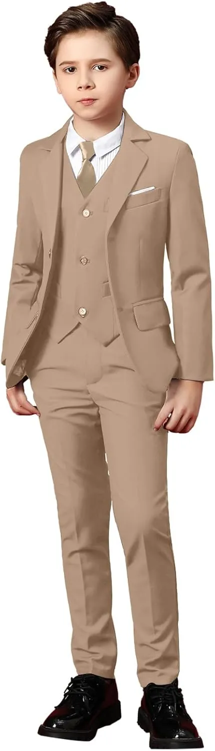 Boys Suits for Kids Formal Dress Suit Set Complete Outfit