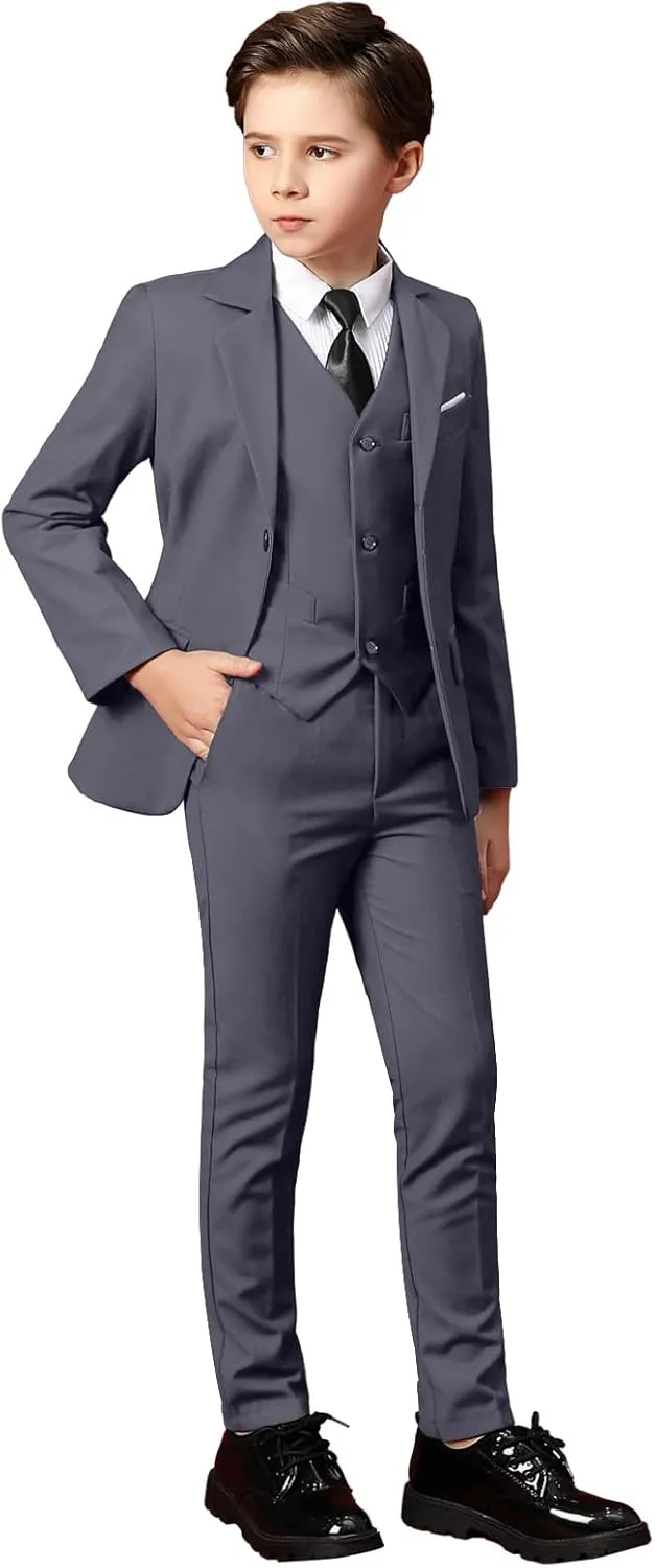 Boys Suits for Kids Formal Dress Suit Set Complete Outfit