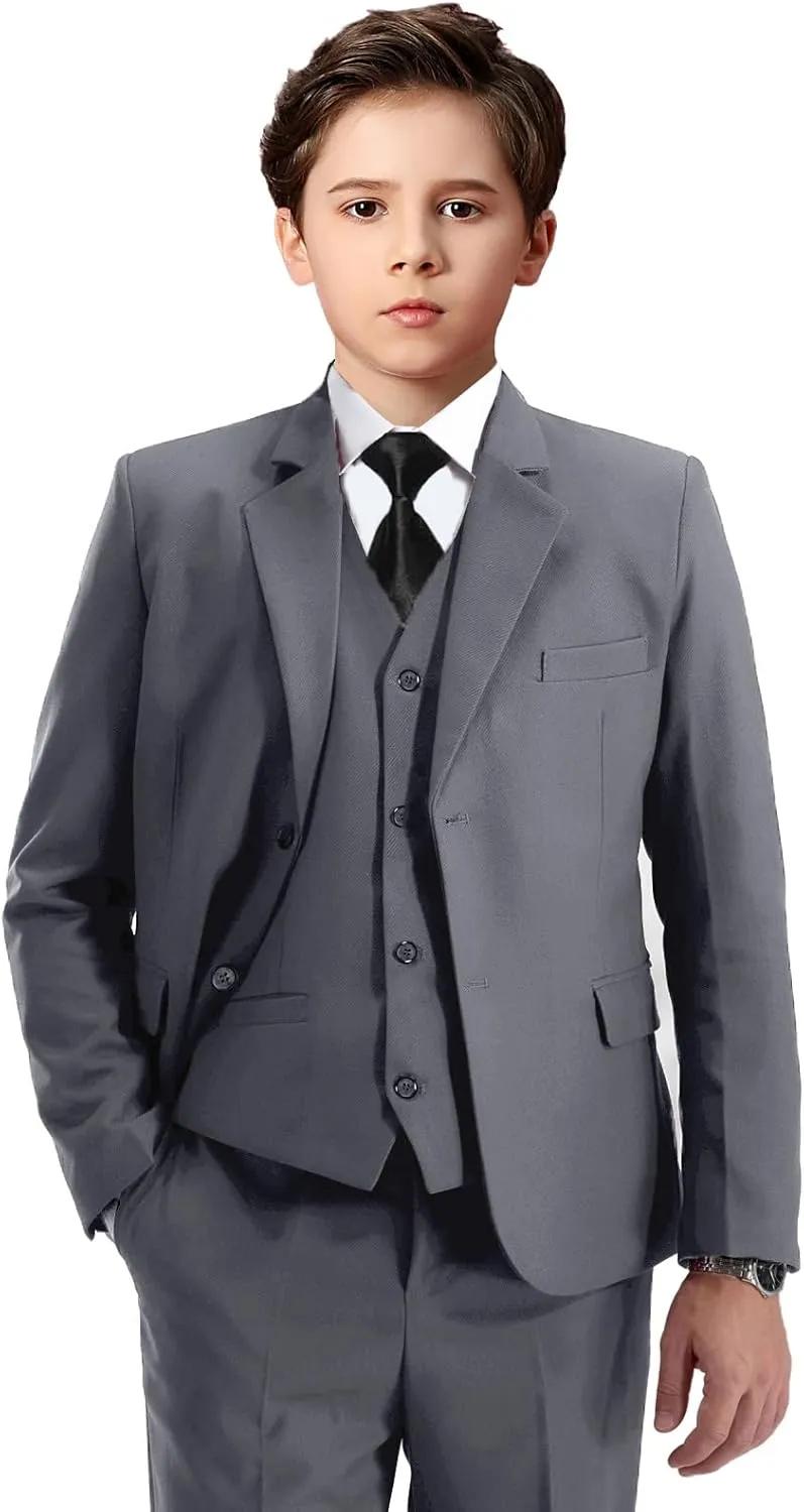 Boys Suits for Kids Formal Dress Suit Set Complete Outfit