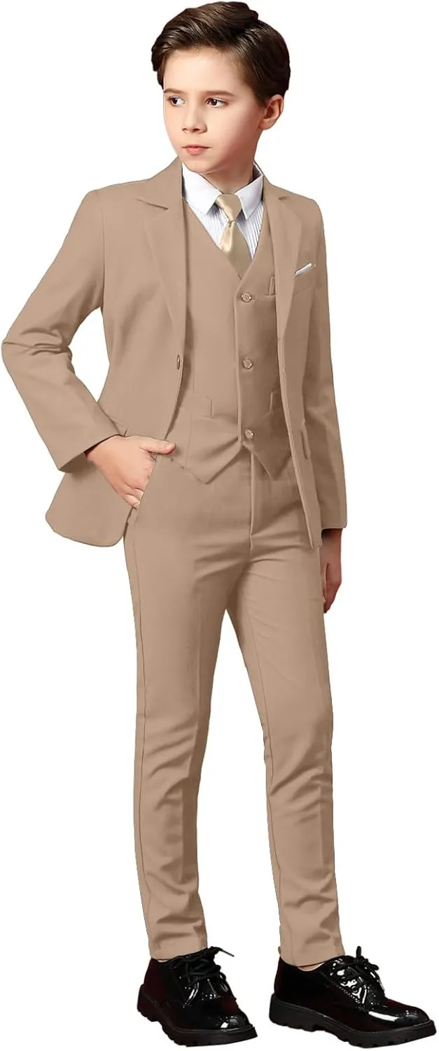 Boys Suits for Kids Formal Dress Suit Set Complete Outfit
