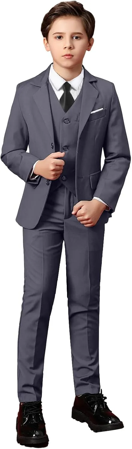 Boys Suits for Kids Formal Dress Suit Set Complete Outfit