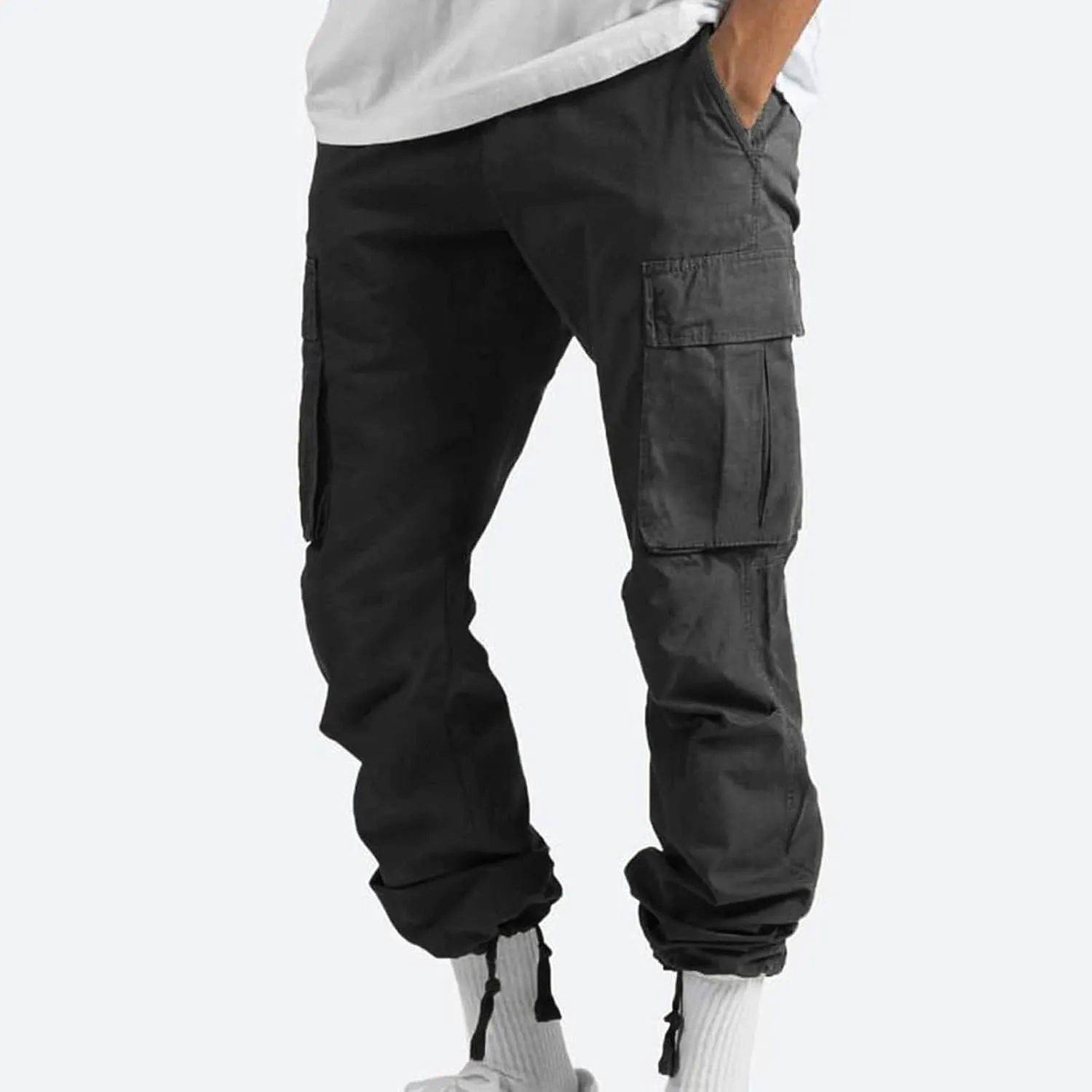 Cargo Pants for Men Casual Outdoor Pants Hiking Pants Men Lightweight Athletic Pants for Loose Fit Sports Joggers