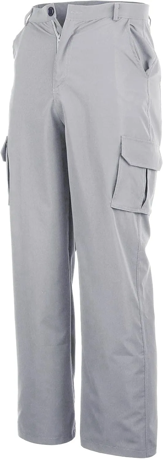 Cargo Pants for Men Relaxed Fit Athletic Gym Workout Pants Solid Color Straight Pants Cotton Legging Pants Sweatpants