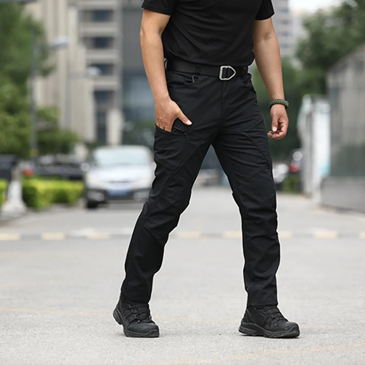 Cargo Pants for Men Slim Fit Hiking Pants Men Casual Lightweight Joggers Work Pants Multi-Pocket Military Pants