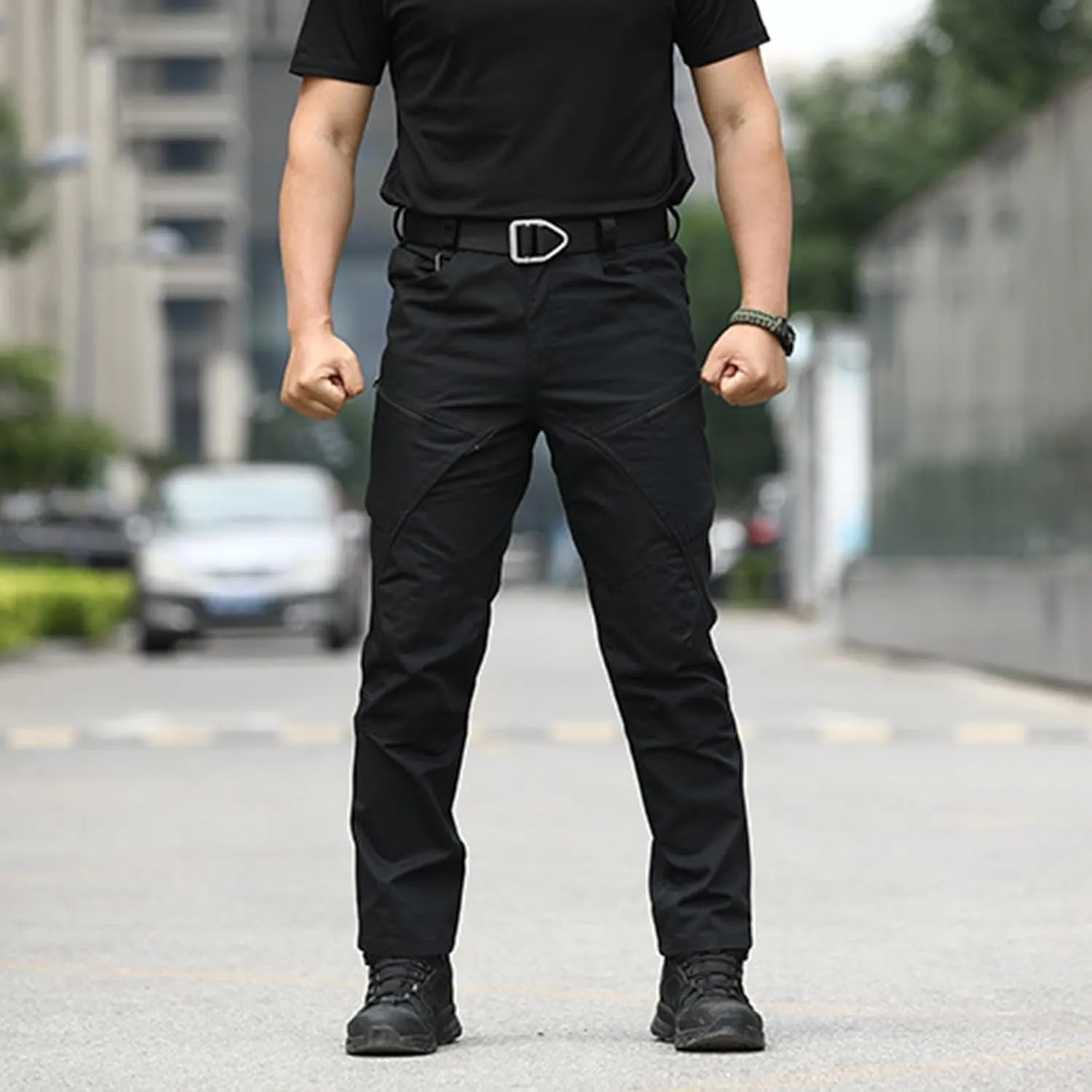 Cargo Pants for Men Slim Fit Hiking Pants Men Casual Lightweight Joggers Work Pants Multi-Pocket Military Pants