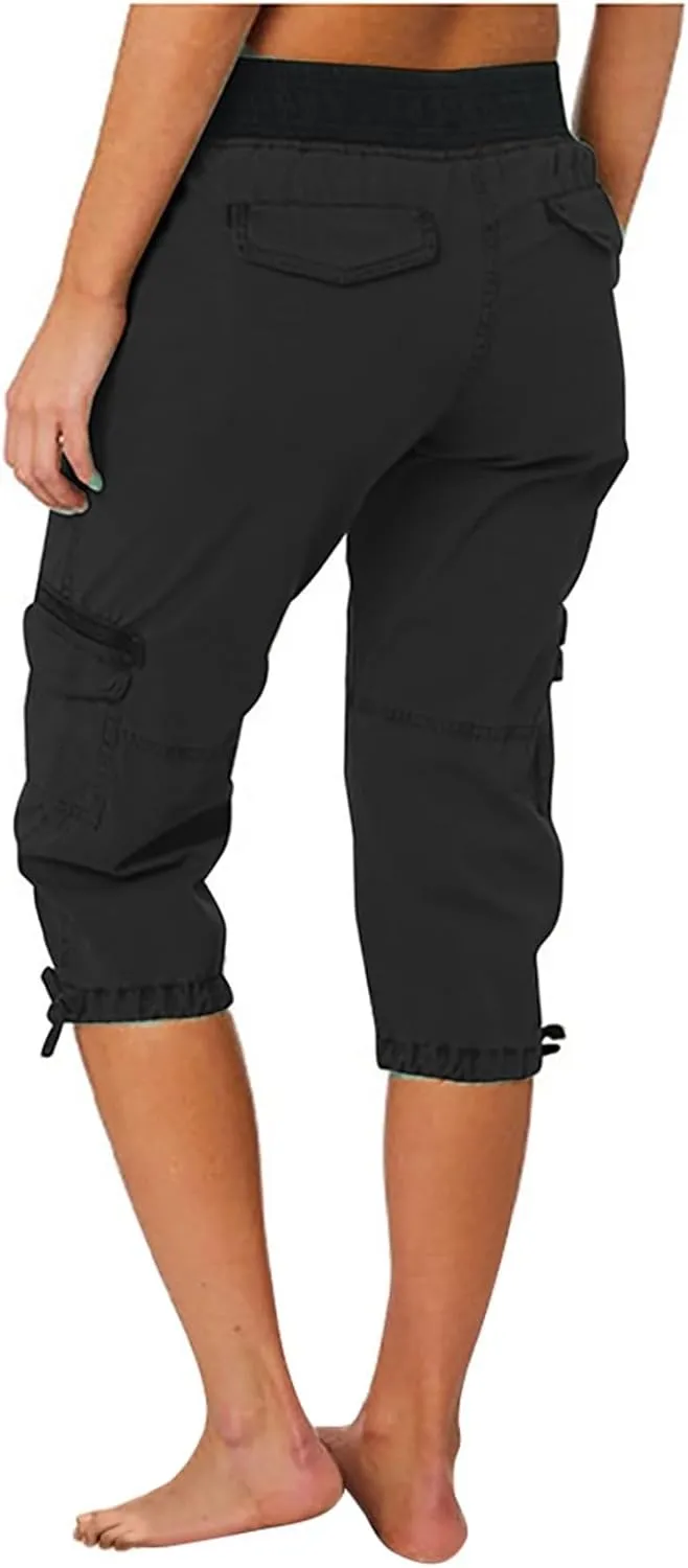 Cargo Pants Women Drawstring Drawstring Split Leg Casual Pants Y2K High Waist Pants Black Pants for Women Wide