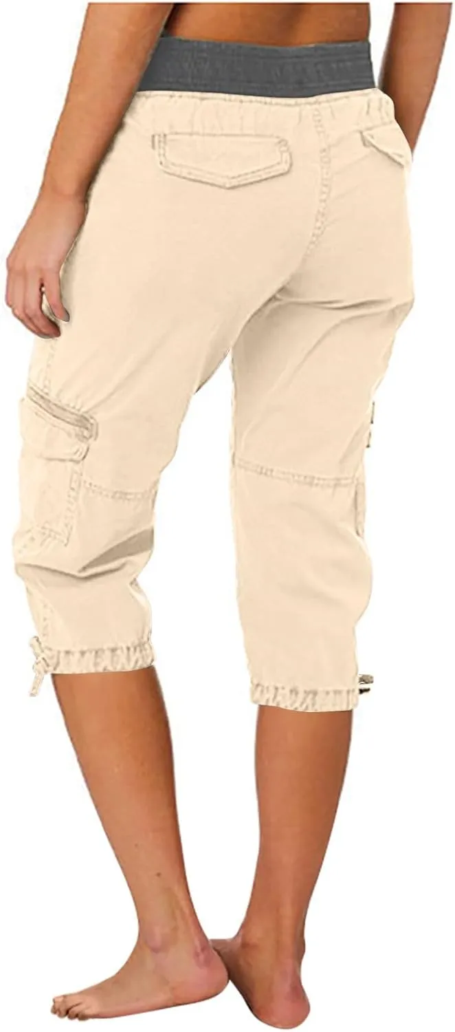 Cargo Pants Women Drawstring Drawstring Split Leg Casual Pants Y2K High Waist Pants Black Pants for Women Wide