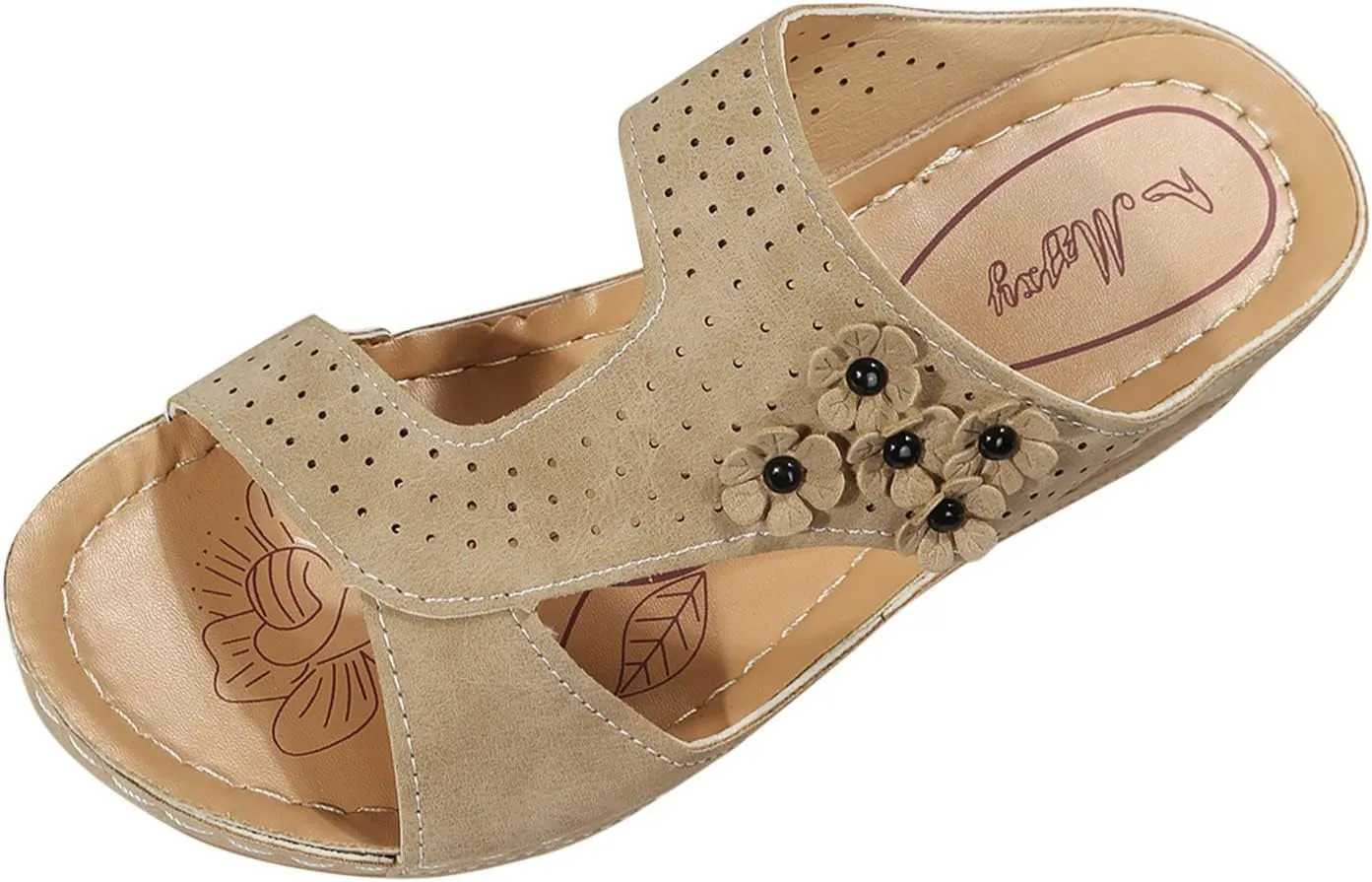 Casual Sandals Women Flat Platform Sandals for Women Orthopedic Open Toe Shoes Slip On Casual Sandals