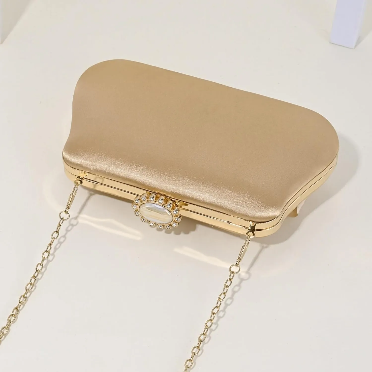 Clutch Purses Flower for Women,Evening Bags and Clutches Bag with Chain for Weddings Formal Prom Party(Pink)