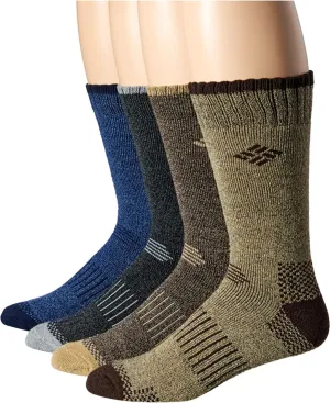 Columbia Men's Moisture Control Cush Crew 4-Pack