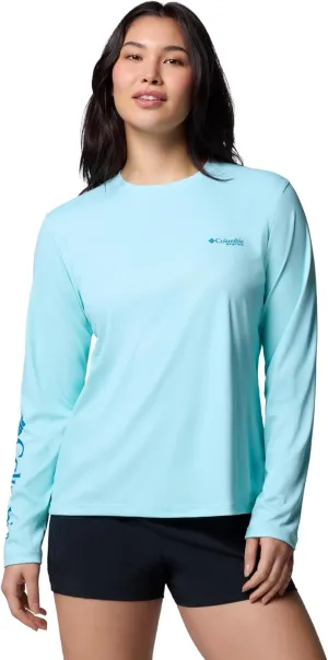 Columbia Women's Tidal Tee PFG Fish Star Long Sleeve