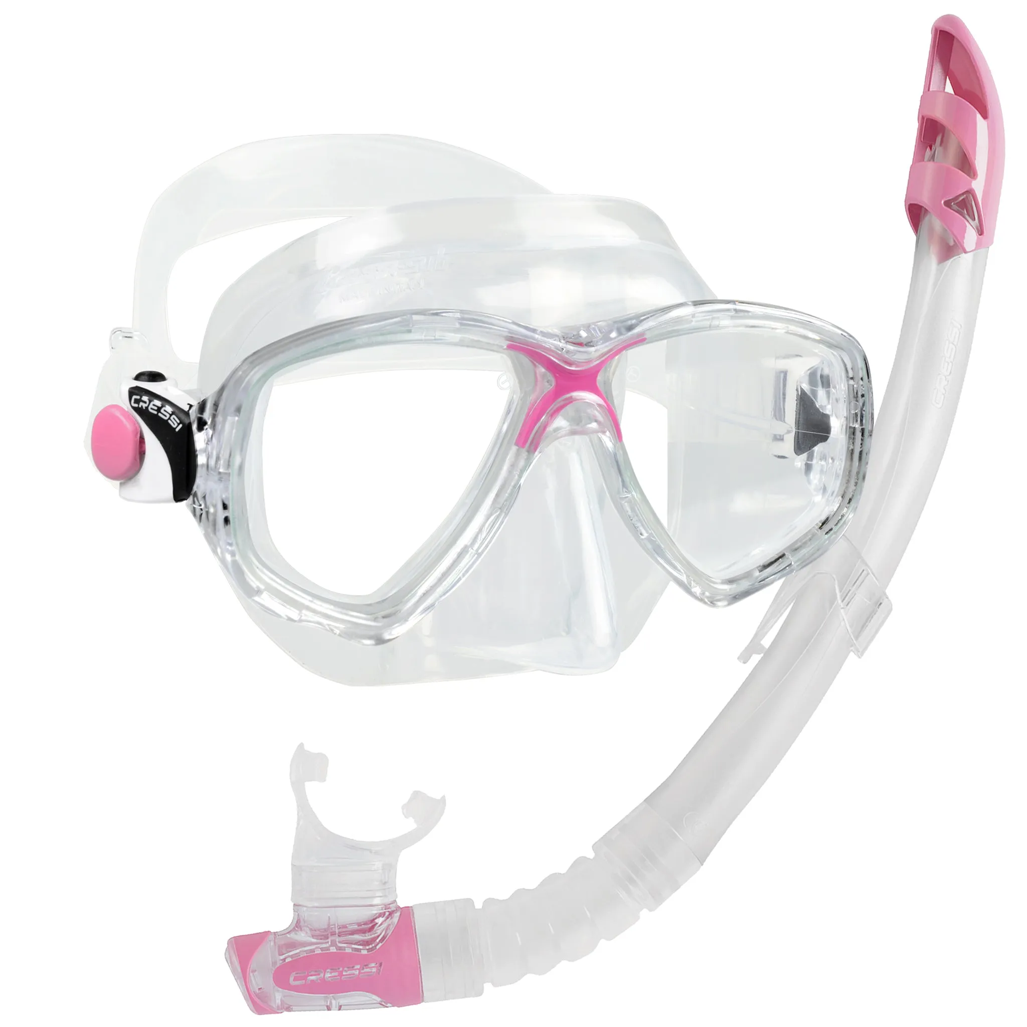 Cressi Marea Snorkelling Combo and Cressi Palau SAF Fins Set