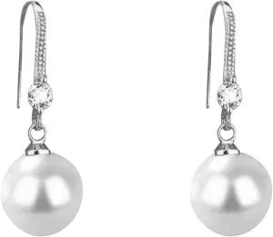 Dangle Stud Pearl Earrings for Women,925 Sterling Sliver Pearl Drop Earrings Party Birthday Jewelry Gifts for Mom Girlfriend