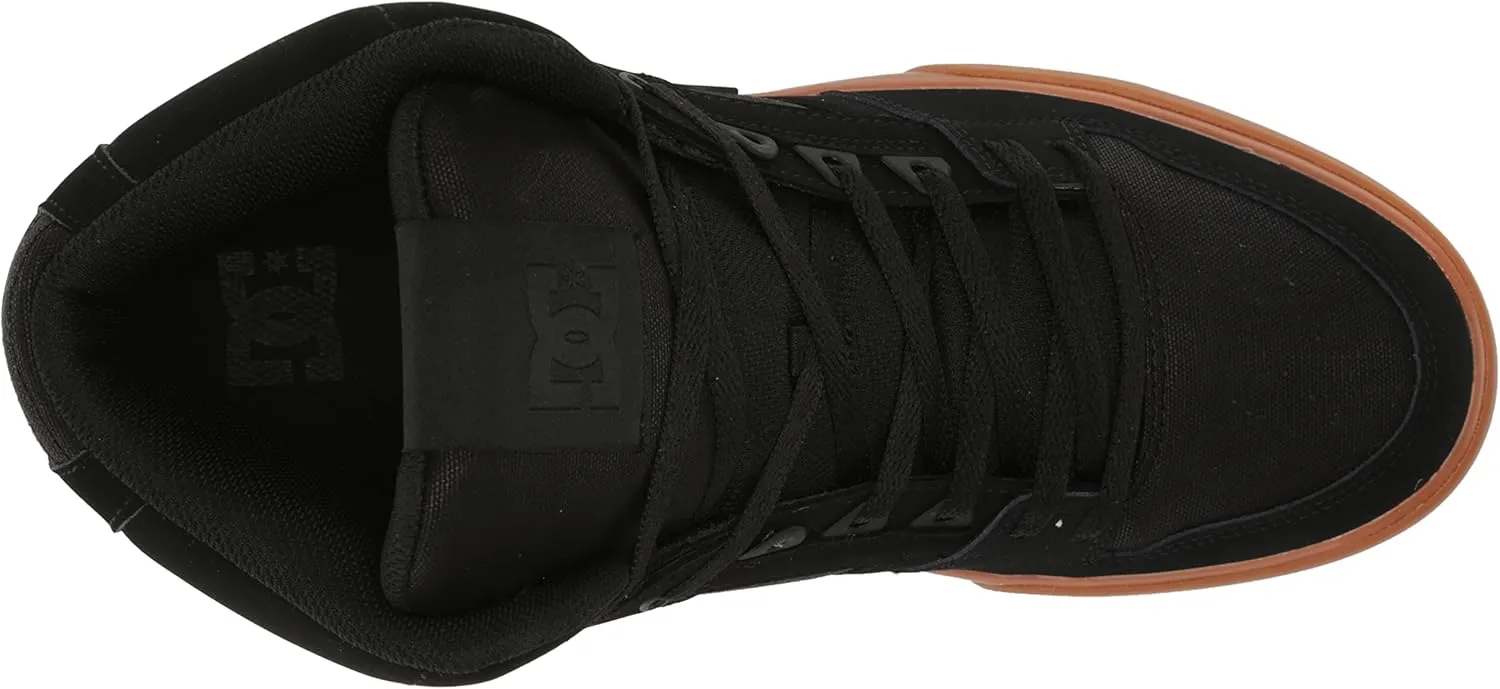 DC Men's Pure High Top Wc Skate Shoes Casual Sneakers