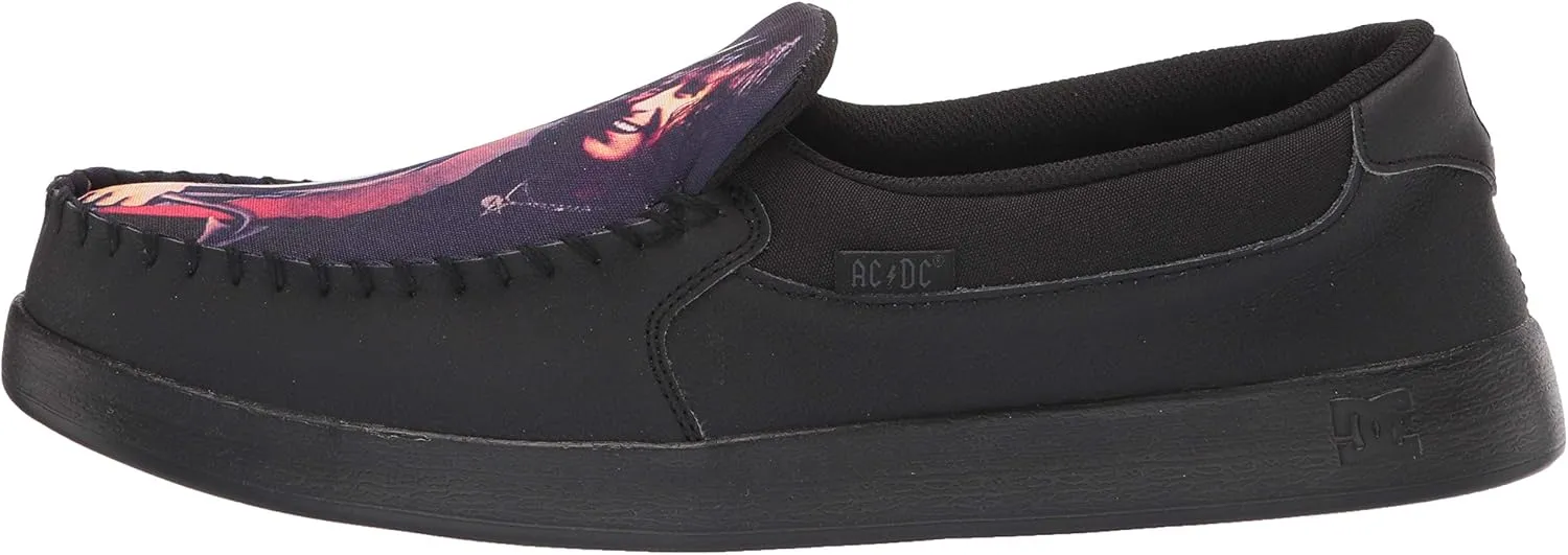 DC Men's Villain Slip On Low Top Slipper Casual Sneaker Shoe