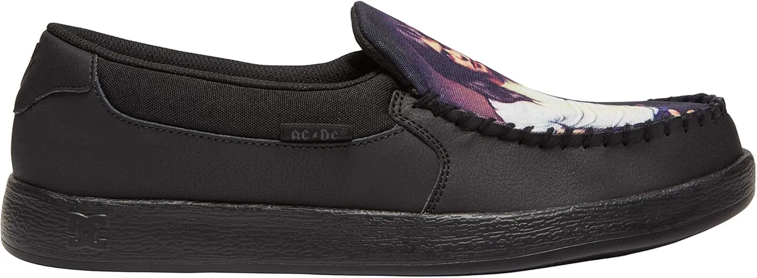 DC Men's Villain Slip On Low Top Slipper Casual Sneaker Shoe