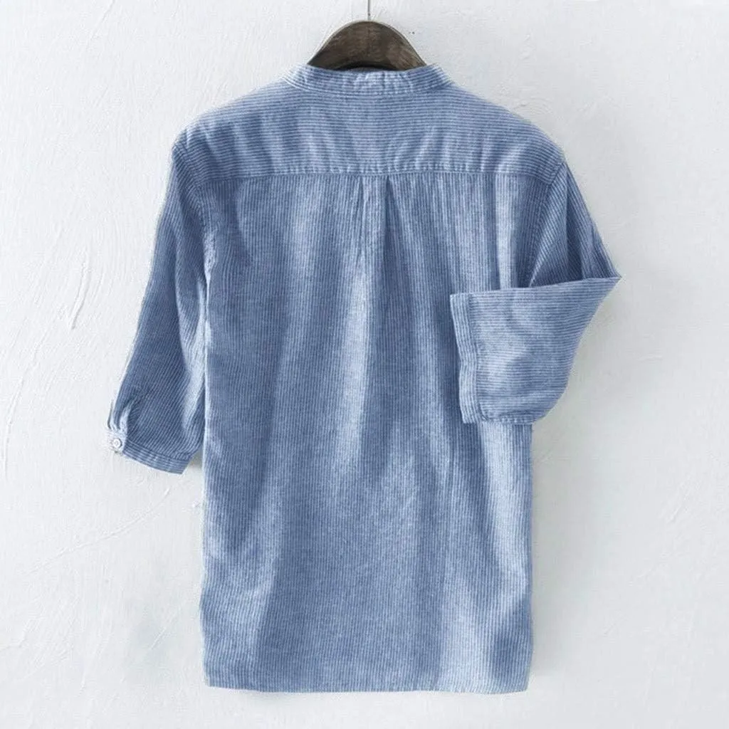 Dress Shirts for Men Short Sleeve Fashion Summer Tops Button Down Casual Cotton Linen Dress Vacation Shirts Blouses
