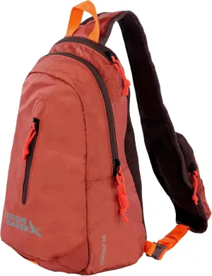 Eddie Bauer Stowaway Packable Sling Bag | Foldable | Travel | Outdoor | Lightweight | Compact | Everyday Carry | Ripstop Nylon | 10L - Maroon