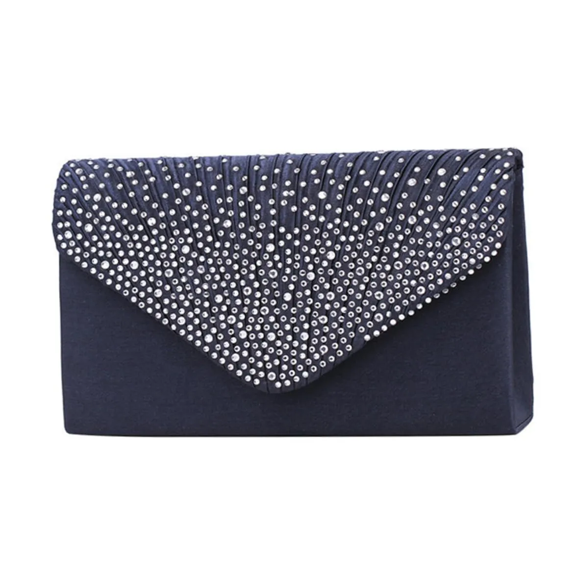 Envelope Bag Women Handbag Evening Bag Diamante Handbag Purse for Wedding, Bridal, Prom, Party Navy Blue Women's Clutches Navy Blue Bag Bag Bags for Women/893/1117
