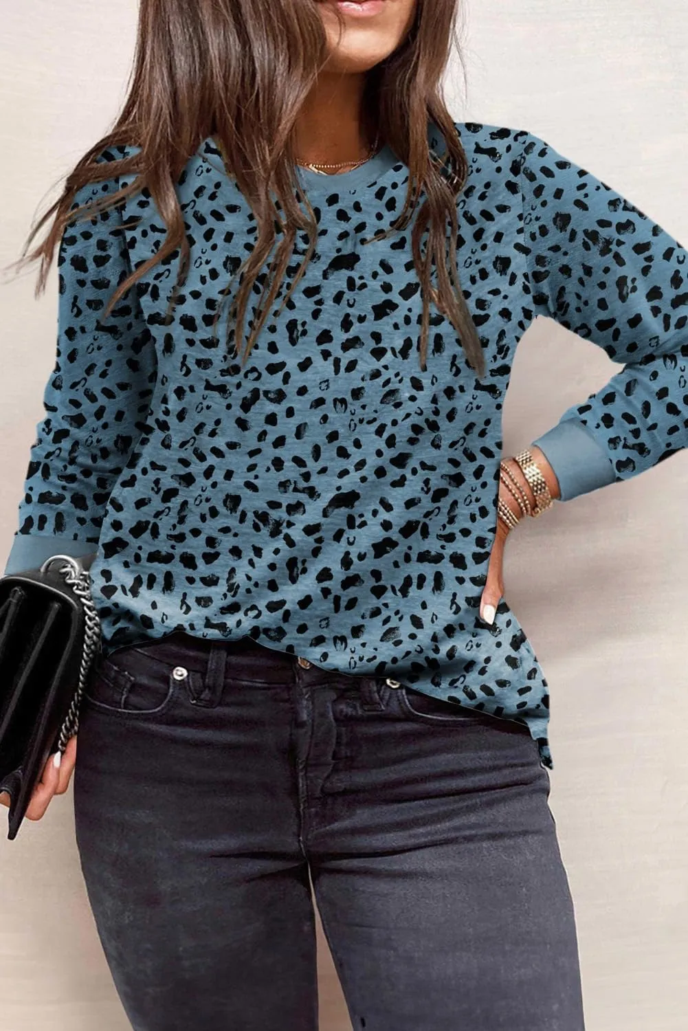 Eytino Plus Size Tops for Women Short Sleeve Crew Neck Polka Dot Print Casual Summer Loose Tee Shirts(1X-5X)