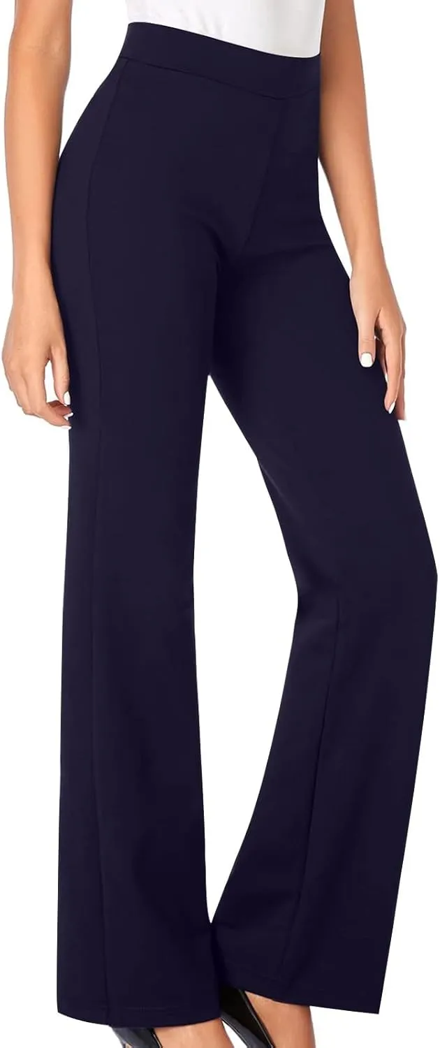 Flare Yoga Pants for Women Dressy Pants Business Casual Pants Work Office Pants High Waist Athletic Workout Leggings