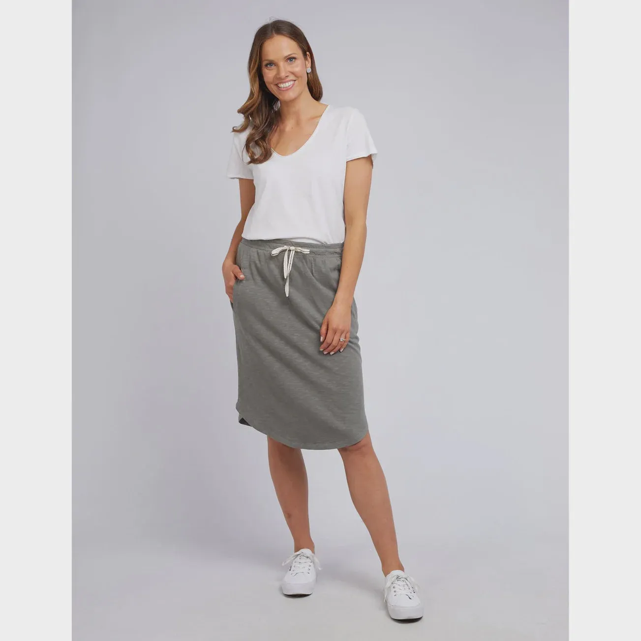 Fundamental Isla Skirt - Khaki loop