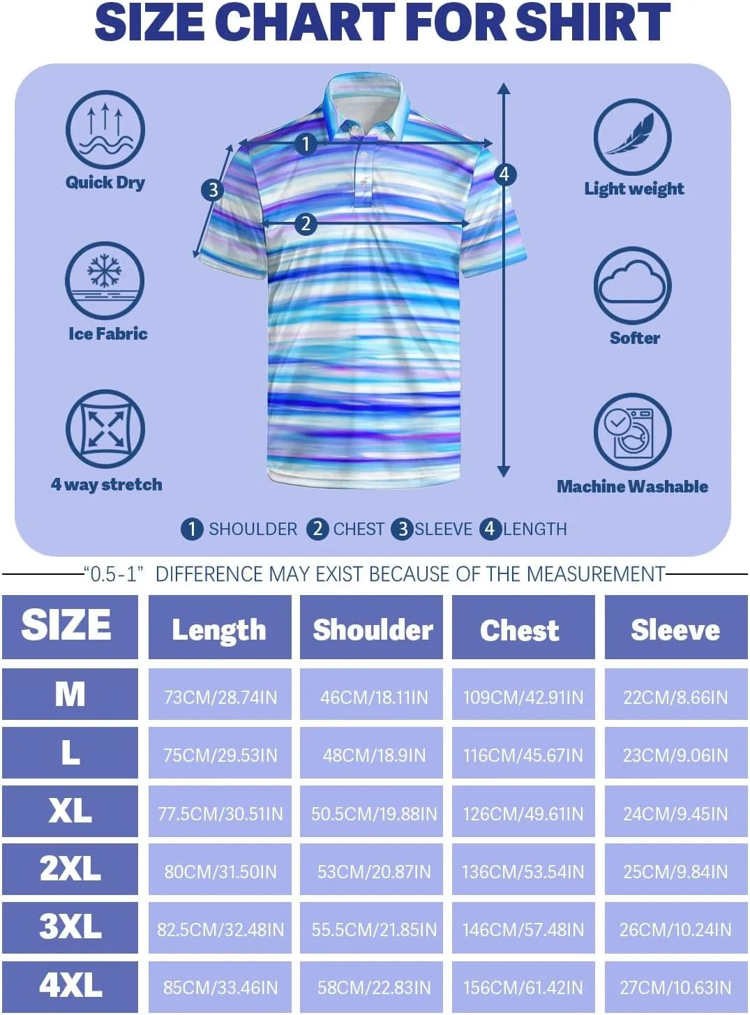 Funny Golf Shirts for Men Funny Golf Polo Shirts Men's Golf Shirts Moisture Wicking Quick Dry Short Sleeve Polo Shirts