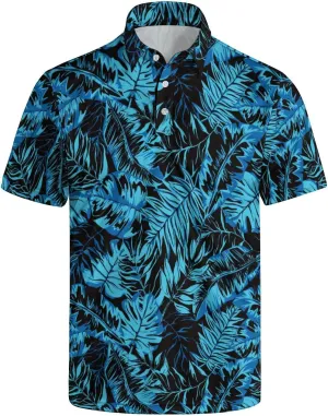 Funny Golf Shirts for Men Funny Golf Polo Shirts Men's Golf Shirts Moisture Wicking Quick Dry Short Sleeve Polo Shirts