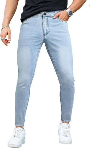 GINGTTO Mens Skinny Jeans Stretch Denim Jeans for Men
