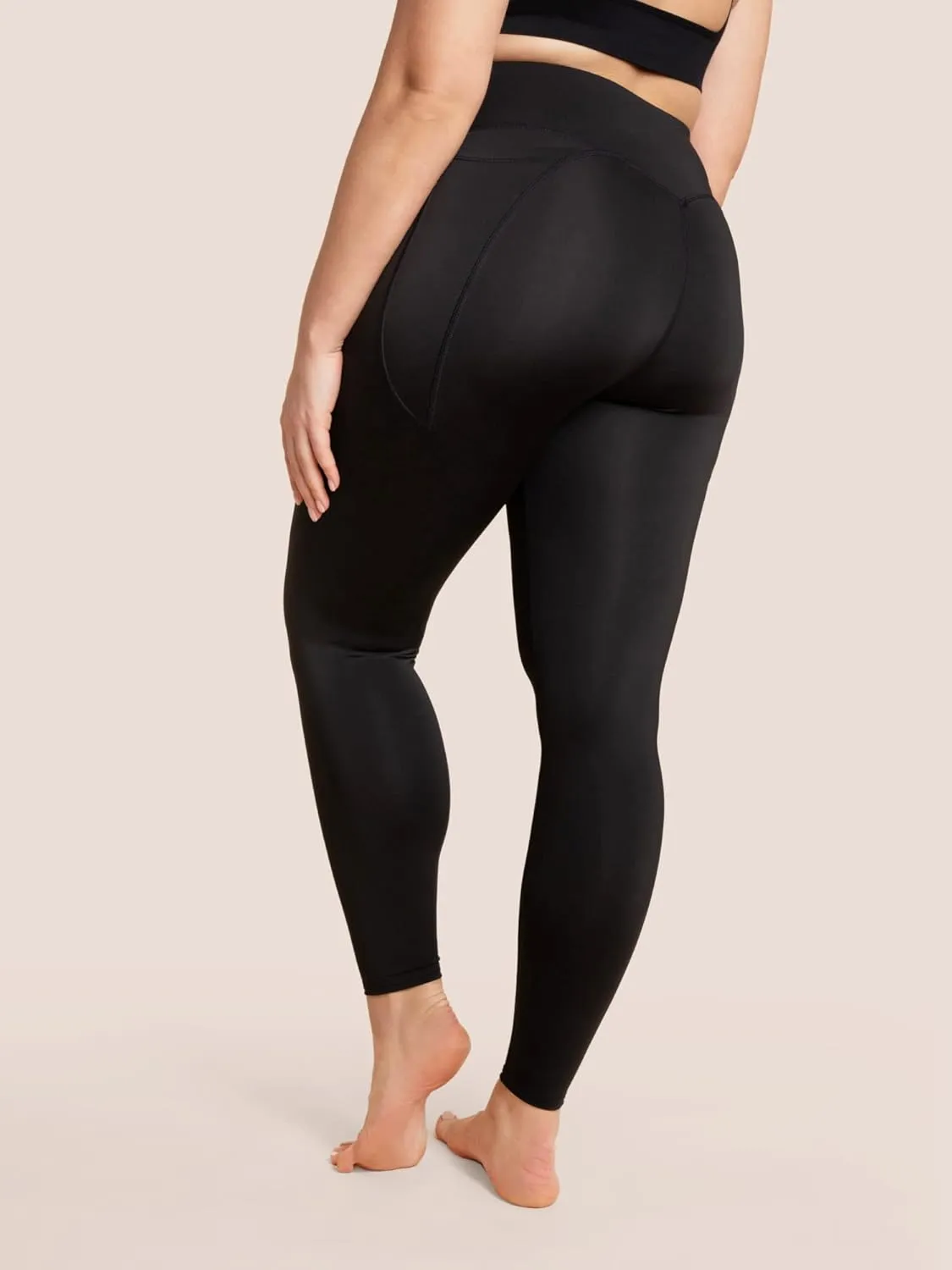 High Waist Yoga Leggings with Pockets Tummy Control Running Pants for Women 4 Way Stretch Workout Tights