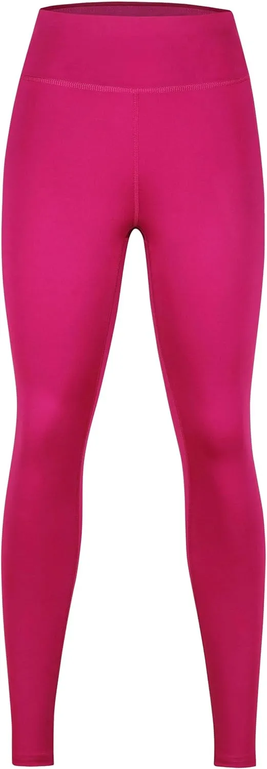 High Waist Yoga Leggings with Pockets Tummy Control Running Pants for Women 4 Way Stretch Workout Tights