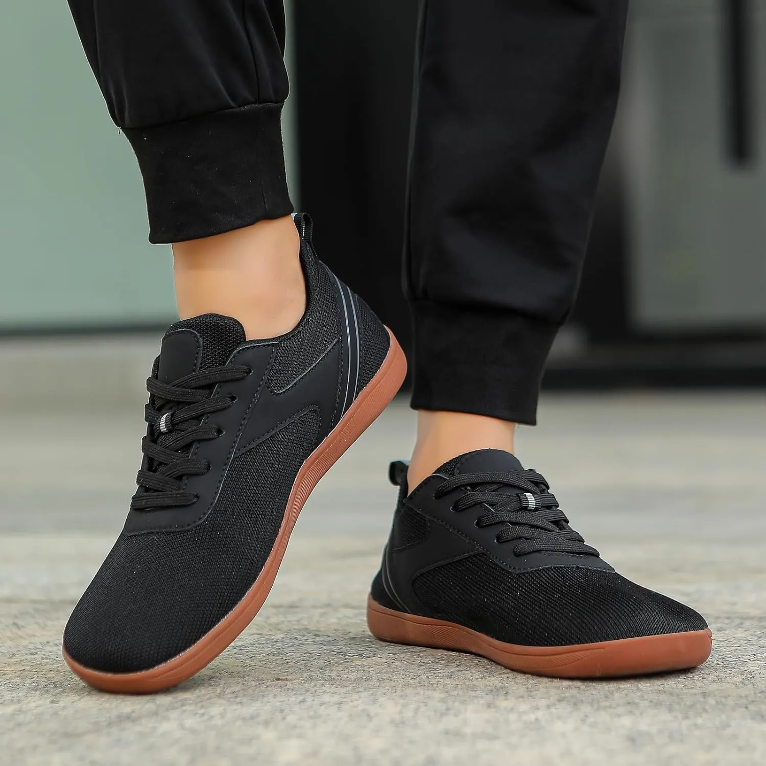 Hike Barefoot Shoes Women Wide Toe Box Zero Drop Sole Comfortable Footwear Slip On Workout Sneakers Minimalist Shoes for Running Breathable Fashion Sneakers