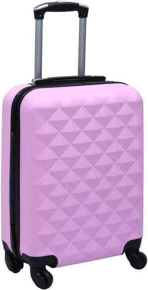 JCSD Stylish Hardcase Trolley for Seamless Travel, Lightweight and Durable, Business Trips and Holidays, Pink