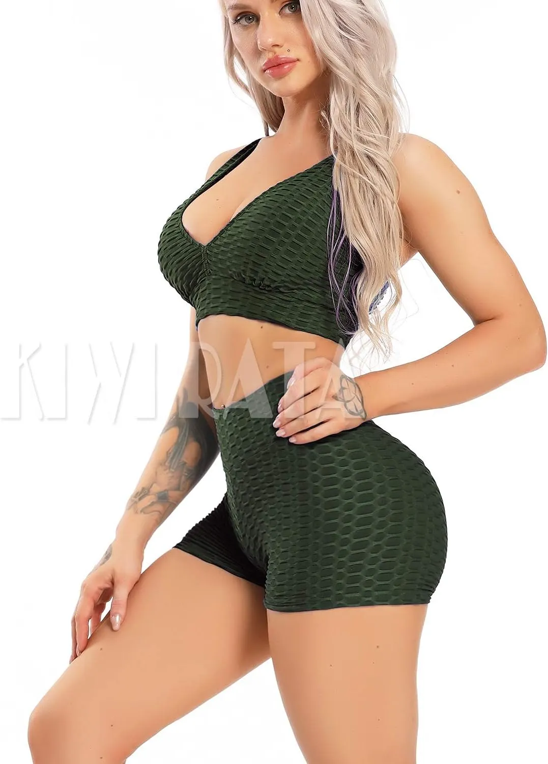 KIWI RATA Scrunch Booty Shorts for Women Workout Gym Butt Lifting Yoga Sexy Textured Short Hot Pants