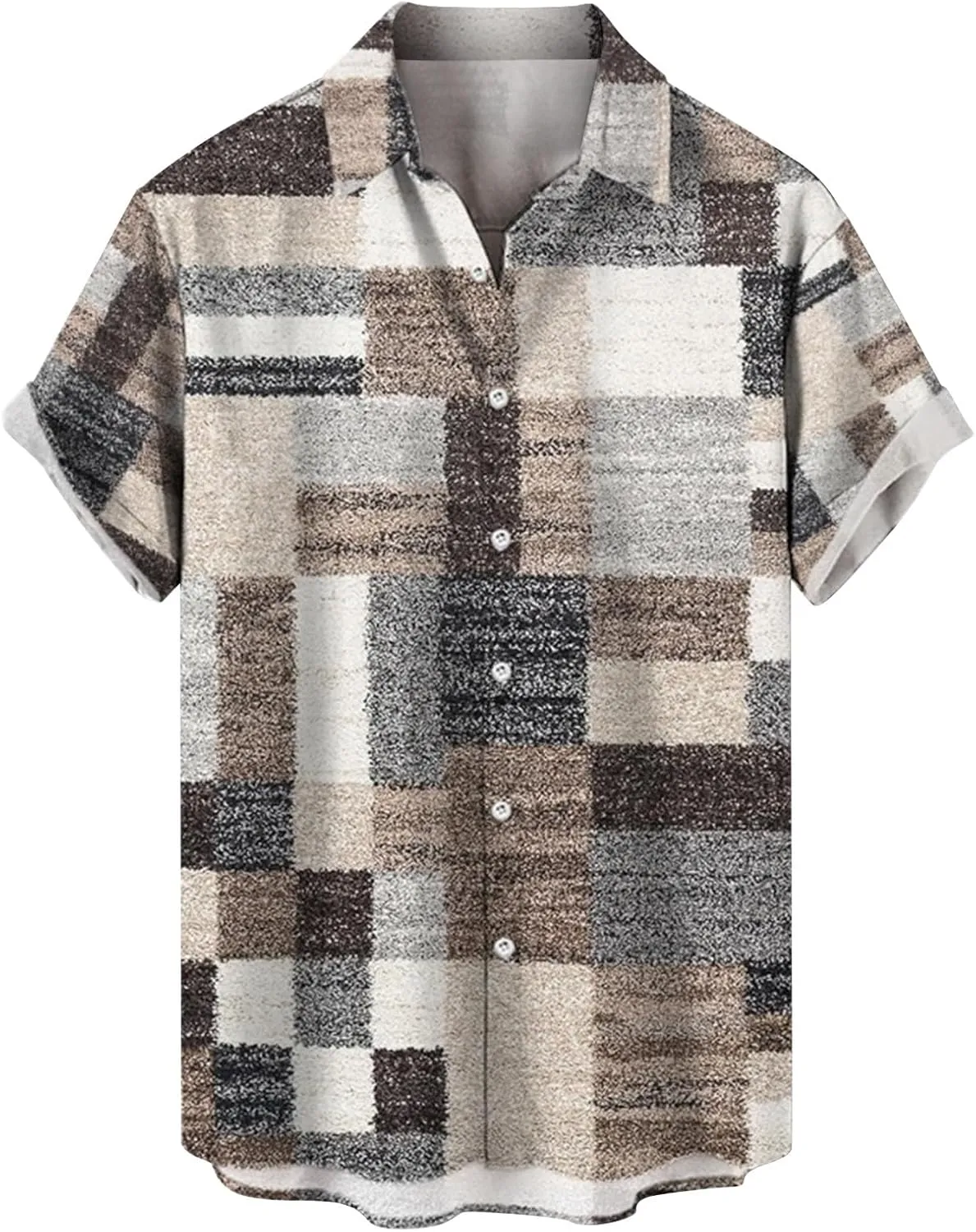 LCMTWX Mens Shirts Casual Day Shirts Short Sleeve Casual Button Down Beach Flower Shirt and Shorts Mens Shirts Short Sleeve